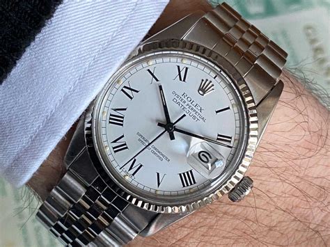 1987 rolex buckley white dial|vintage rolex buckley dials.